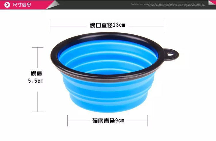 Foldable Silicone Pet Bowl