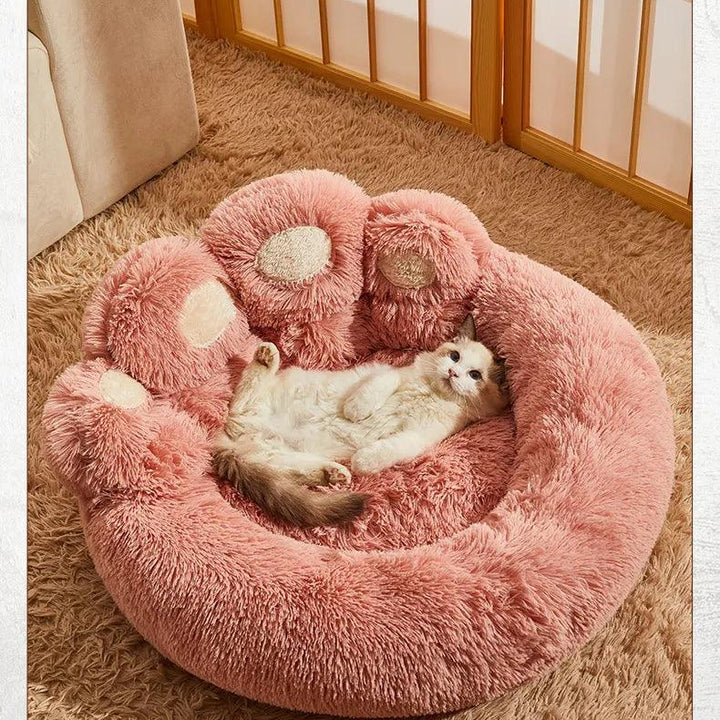 Cuddle Paws Plush Pet Bed