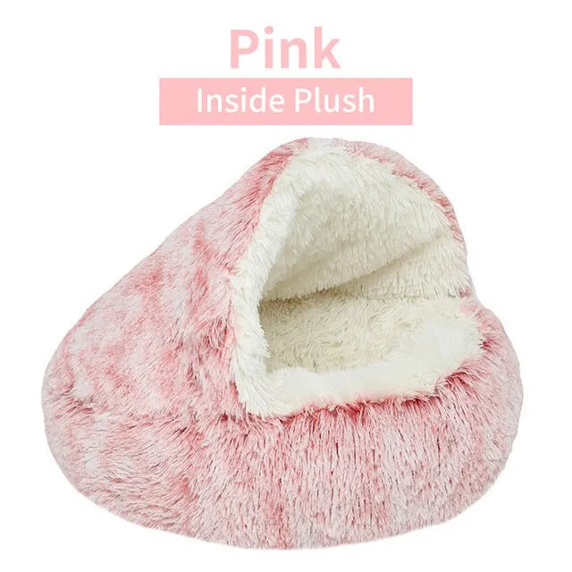 Soft Plush Bed with Cover for Small Dogs