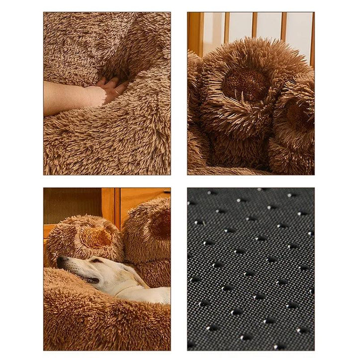 Cuddle Paws Plush Pet Bed