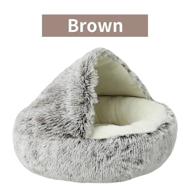 Soft Plush Bed with Cover for Small Dogs