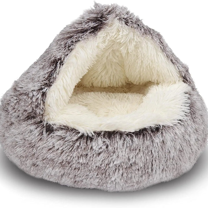 Soft Plush Bed with Cover for Small Dogs