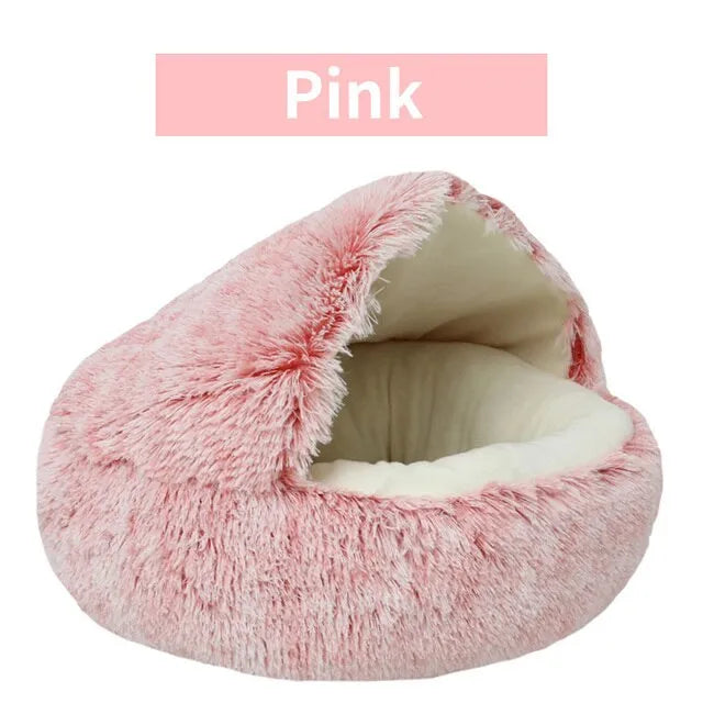 Soft Plush Bed with Cover for Small Dogs