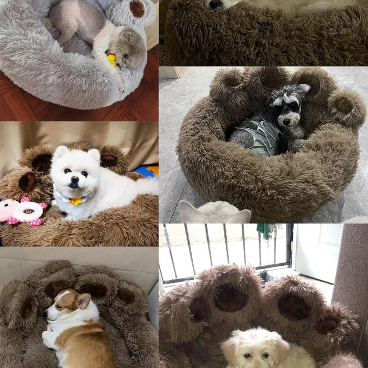 Cuddle Paws Plush Pet Bed