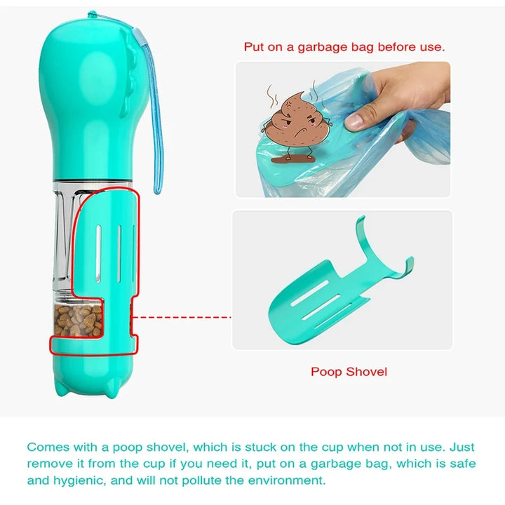 QuenchPaws Pro: The Perfect Multifunctional Bottle for Your Best Friend